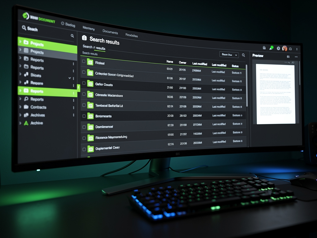 Přehledné digitální rozhraní pro správu naskenovaných dokumentů